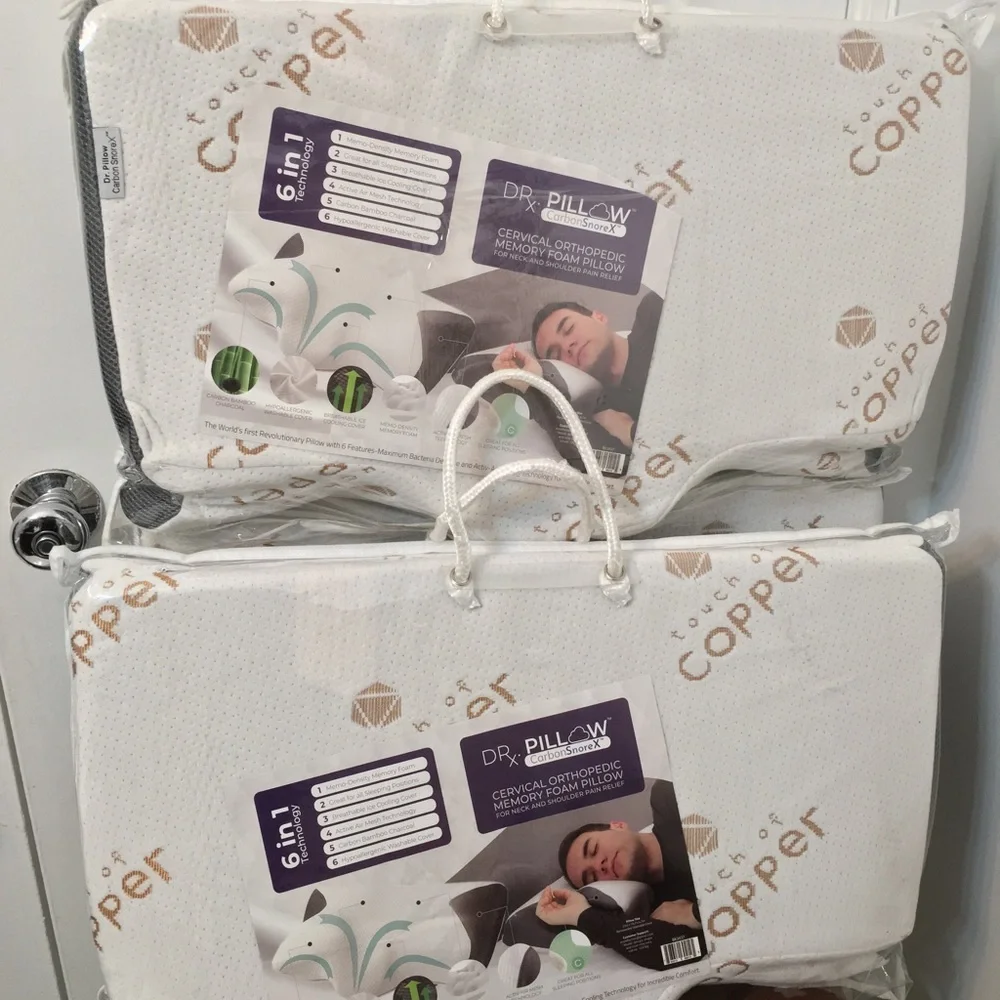 Dr. Pillow Carbon SnoreX Pillow. Cervical Orthopaedic memory foam pillow - Picture 7 of 12